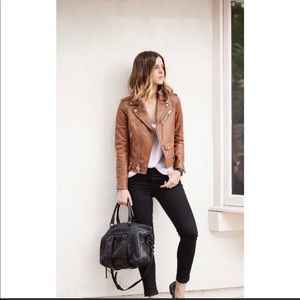 BlankNYC faux leather motor jacket